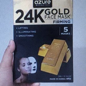 Azure 5 pack 24K Gold Anti-aging Face Masks